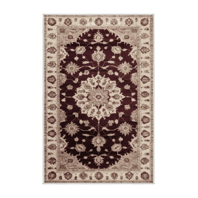 Tapis beige surteint lavable à la machine
