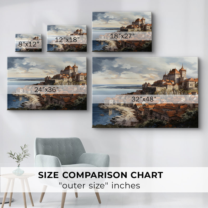 Série paysage - Lxxxviii - Cavas enveloppés de galerie, 32 x 48
