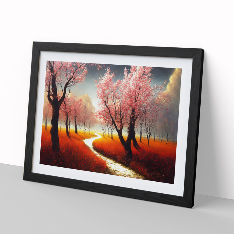 Dazzling Spring Forest - Framed Print, Black Framed, 25cm H x 34cm W x 2cm D