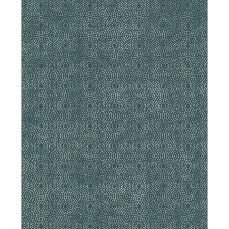Calline Abstract Roll, Metallic Dark Teal