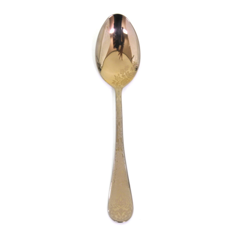 Casablanca American Coffee Spoon - 48 Pieces - Ice Gold, Bronzo