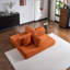 Canapé-lit convertible avec coussin cylindrique, canapé-lit pliant en velours côtelé avec structure de forme fixe, canapé-lit de salon pour chambre à coucher-133491746-133491749