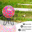 Boule de regard mosaïque, boule de verre pour la décoration de jardin, pation et arrière-cour, multicolore