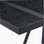 Ensemble de table de salle à manger 5 pièces, table de salle à manger rectangulaire minimaliste, 4 chaises avec pieds en métal