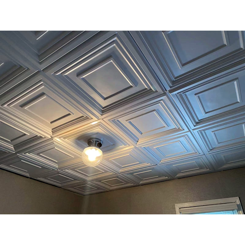 Panneau mural 3D blanc 19,7 po x 19,7 po Falkirk Ross (paquet de 5)