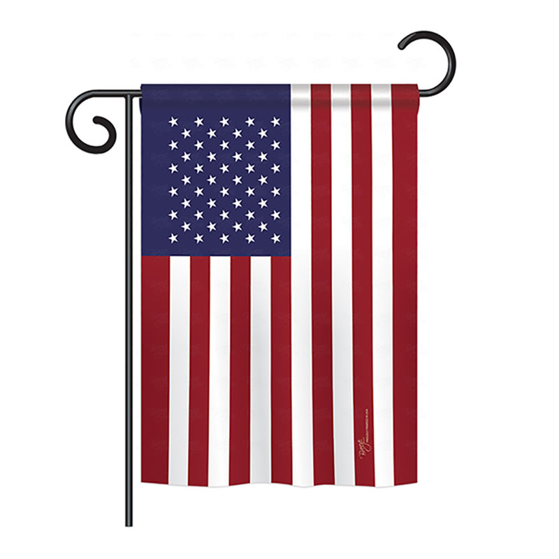 Drapeau de jardin en polyester Swavi USA, H 18,5 po x l 13 po