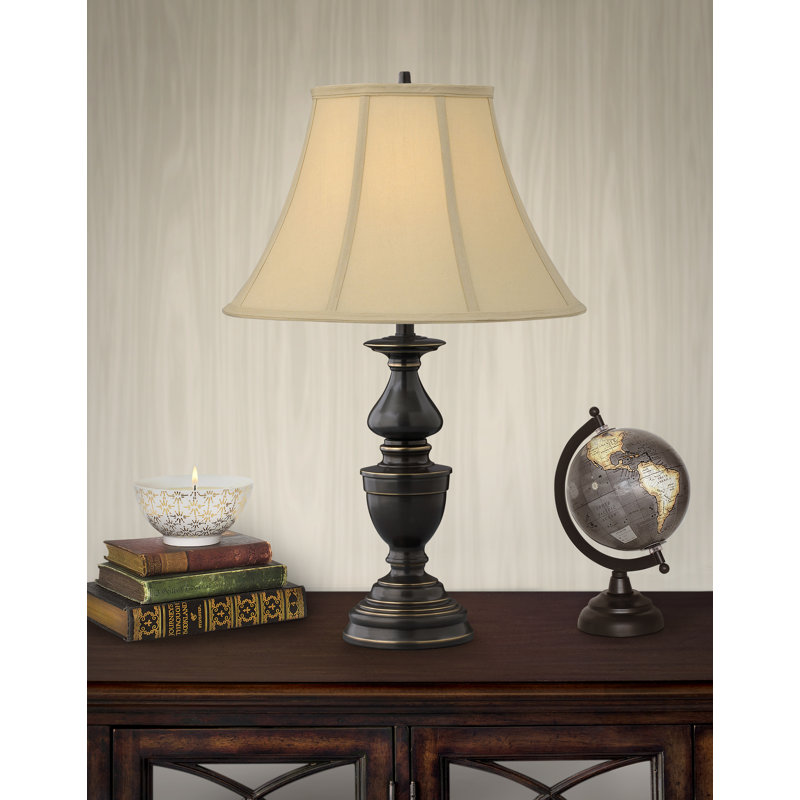 Lampe de table en bronze 30 po Balustrade Madison, H 30 po x l 18 po x P 18 po