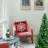 18x18" Abstract Linen Pillow Covers for Christmas
