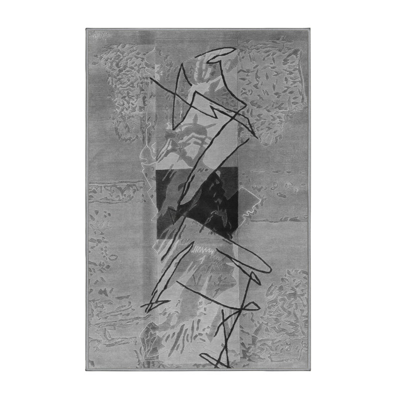Capasso Abstract Indoor Rug, Rectangle 3' x 5'