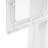 4-Tier Narrow Storage Cabinet Floor Standing Storage Organizer Linen Cabinet with Universal Wheels 