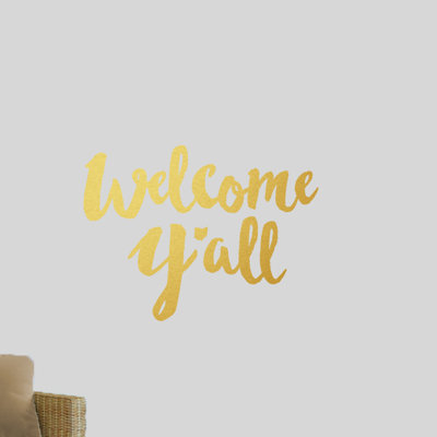 Décalcomanie murale ohio welcome y’all