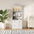 Multi-Functional Bookcase with 2 Drawers & Adjustable Shelves