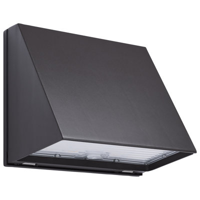 80/100/120 Watt LED Cutoff Wall Pack 3K/4K/5K CCT Field Selectable Bronze 120-347 Volt