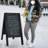 Chalkboard Sign 40X20'' Double-Sided Display Chalk Board Signs A Frame Chalkboards With Liquid & Solid Chalk For Cafeteria Street Party Restaurant