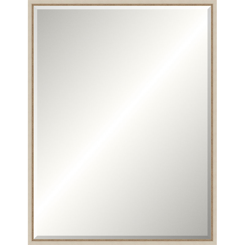 Off-White Old World Mirror, Medium rectangle