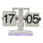 Modern & Contemporary Numerical Quartz Movement / Crystal Tabletop Clock-202422085