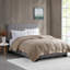 Couverture légère en duvet synthétique avec bordure en satin-113920747-113920759