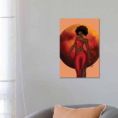 Aries by Colored Afros Art - Wrapped Canvas Print