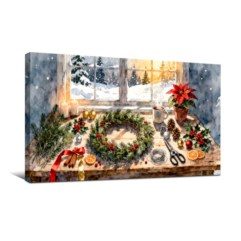 Guirlande de Noël pour Noël, H 16 po x l 32 po