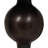 Aluminum Circular Dining Table, Bronze