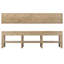 120'' W Solid Wood Console Table