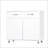 Two Door Side Table-White