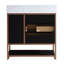 36" Freestanding Standard Single Bathroom Vanity with Top