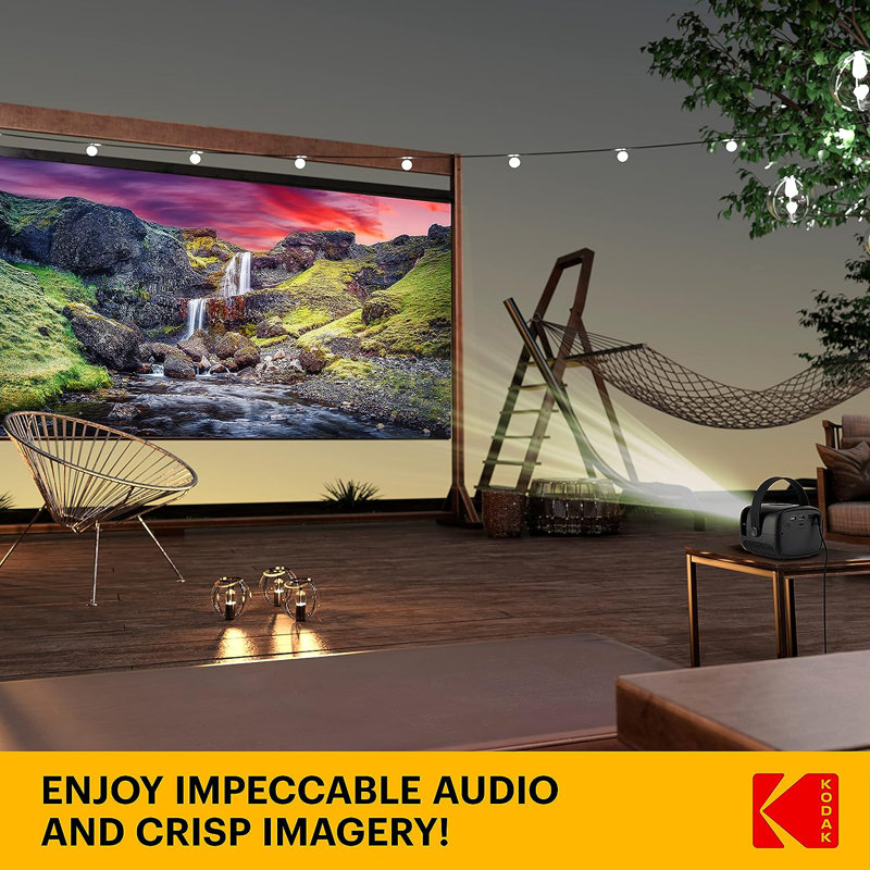 Kodak Pico Projector 40 Lumens Portable Projector with Remote Included