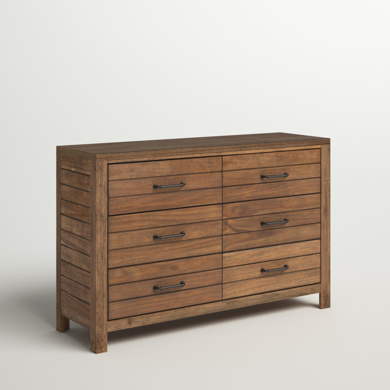 Commode 6 tiroirs l 54 po Tyson, Cabane dans les arbres - brun