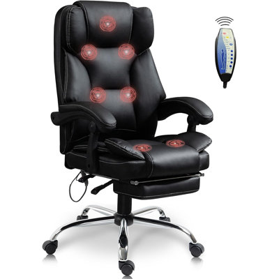 Fauteuil de direction ergonomique avec massage Kanilah