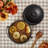 Smith & Clark 6 qt Pre-Seasoned Cast Iron Cauldron with Wire Handle