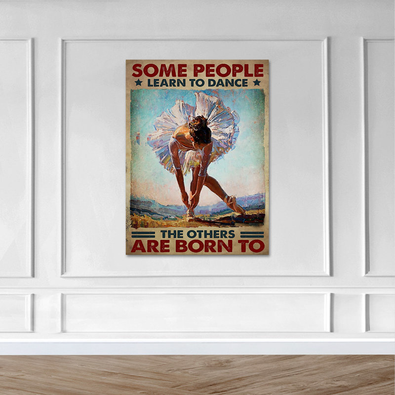 «Beautiful Ballet Girl Dancing», impression sur toile tendue, H 36 po x l 24 po x P 2 po