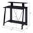 Nypho Antique White& Black Finish Writing Desk-1838571491