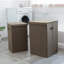 Fabric Laundry Hamper with Handles-533794248-534161747