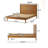 Solid Wood Platform Bed (King Bed)-120327502