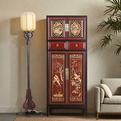 Nouvelle bibliothèque sculptée de style chinois