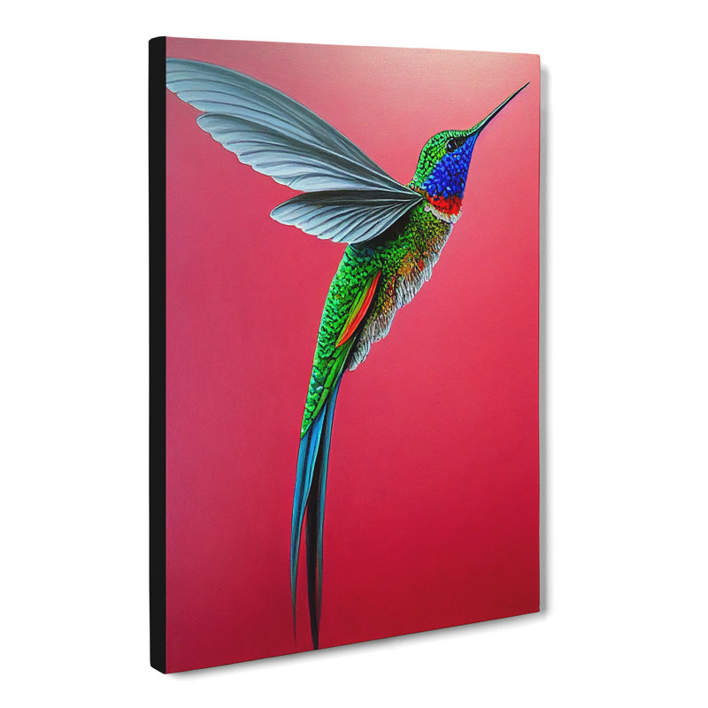 Strassen Hummingbird Traditional Vol.3 - Wrapped Canvas, 60cm H x 40cm W x 3cm D