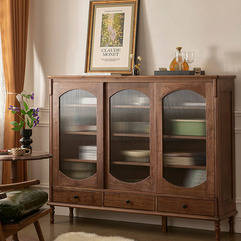 Household Pure Solid Wood Sideboard