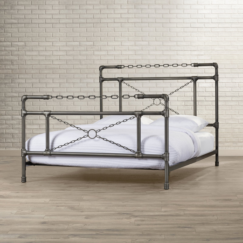 Metal Open-Frame Bed, California King