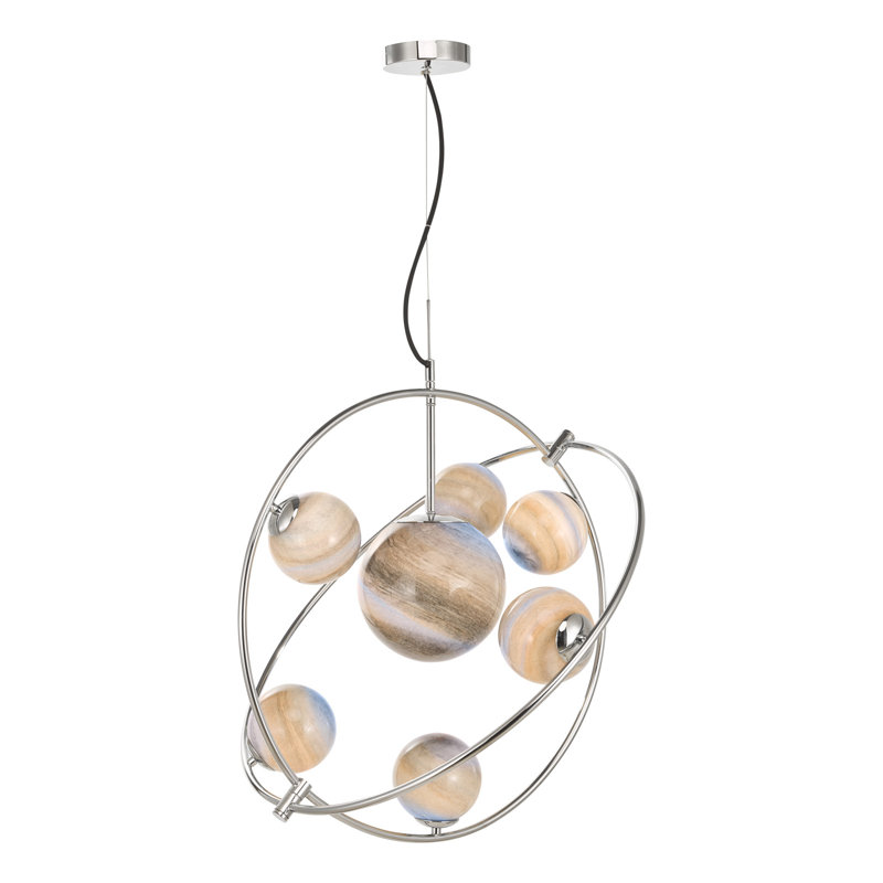 Coreson 7 - Light Polished Chrome Novelty Pendant
