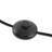 Latefah 70.86'' Black Arched/Arc Floor Lamp