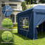 3 x 6 m Pop‑Up Garden Gazebo, Waterproof Outdoor Party Marquee Tent with Removable Side Panels, Windows and Carry Bag, White-133761264