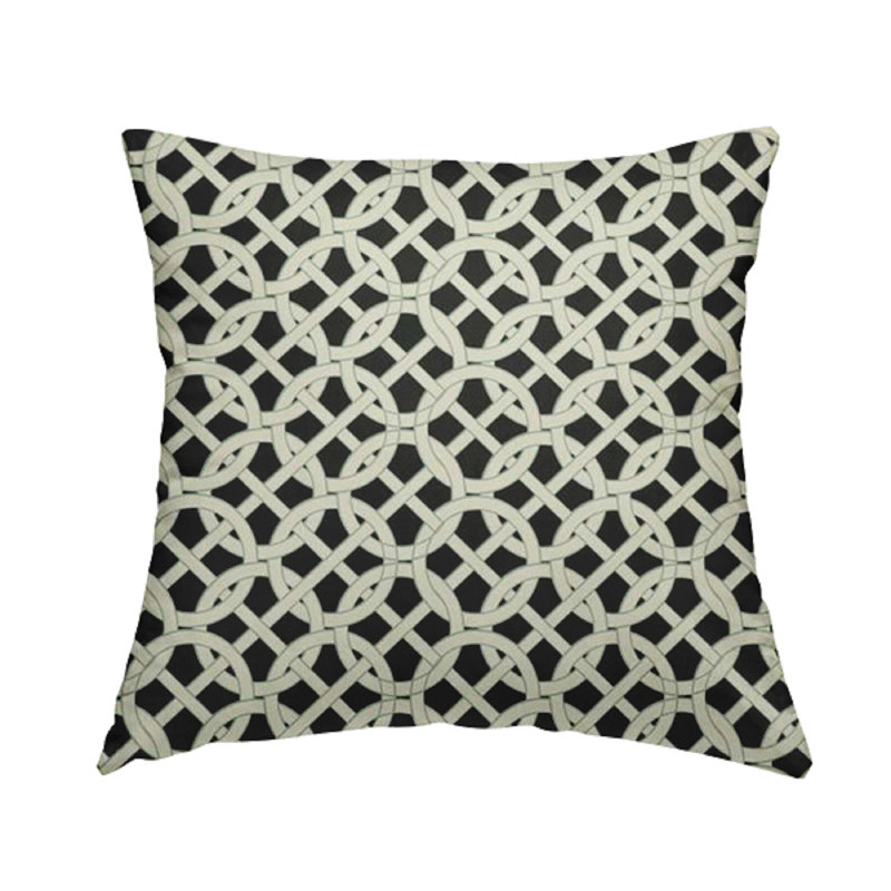Erikah Geometric Square Throw Cushion, 28cm H x 28cm W x 5cm D