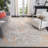 Dungannon Hand Tufted Wool/Viscose Pile Abstract Rug in Ivory/Silver-945955306