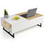 Table basse à tréteaux avec rangement Holtz-380287284
