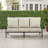 77.2'' Wide Straight Aluminum Patio Sofa with Cushions