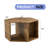 Hexagonal MDF Coffee Table, Characteristic Wood Grain Pattern Stickers, Multi-Hole Design To Give More Storage Space, Simple And Convenient Design Makes It Suitable For All Kinds Of Style Scenes.-745798672