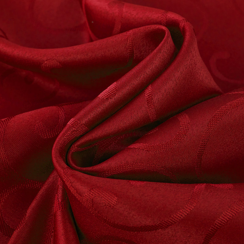 Nappe de couleur rouge oblongue 52 po x 70 po Marina, L 70 po x l 52 po, Rouge