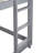 Twin over Twin Rubber Wood Bunk Bed with Ladder & Guardrails – Grey House-Shaped Low Floor Kids Bunk Bed-121600452