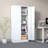 Heavy Duty Metal Storage Cabinet with Locking System, Adjustable Shelves and Anti - tipping Design for Garage, Office and Classroom Storage-1719209162